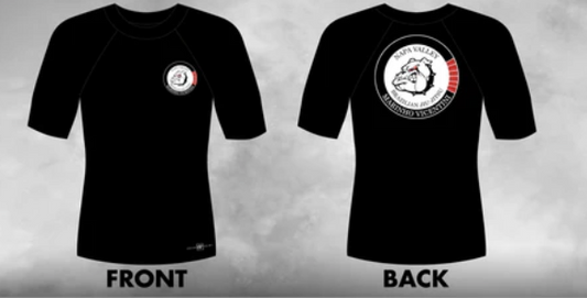 Marinho Jiu-jitsu |  All Black Custom Rash Guards Short Sleeves