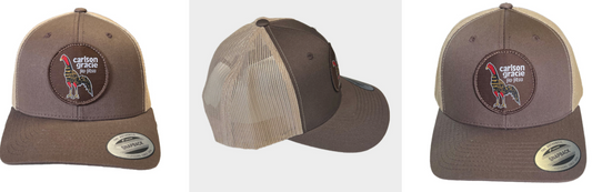 Carlson Gracie Rooster Brown/Khaki Trucker Hat